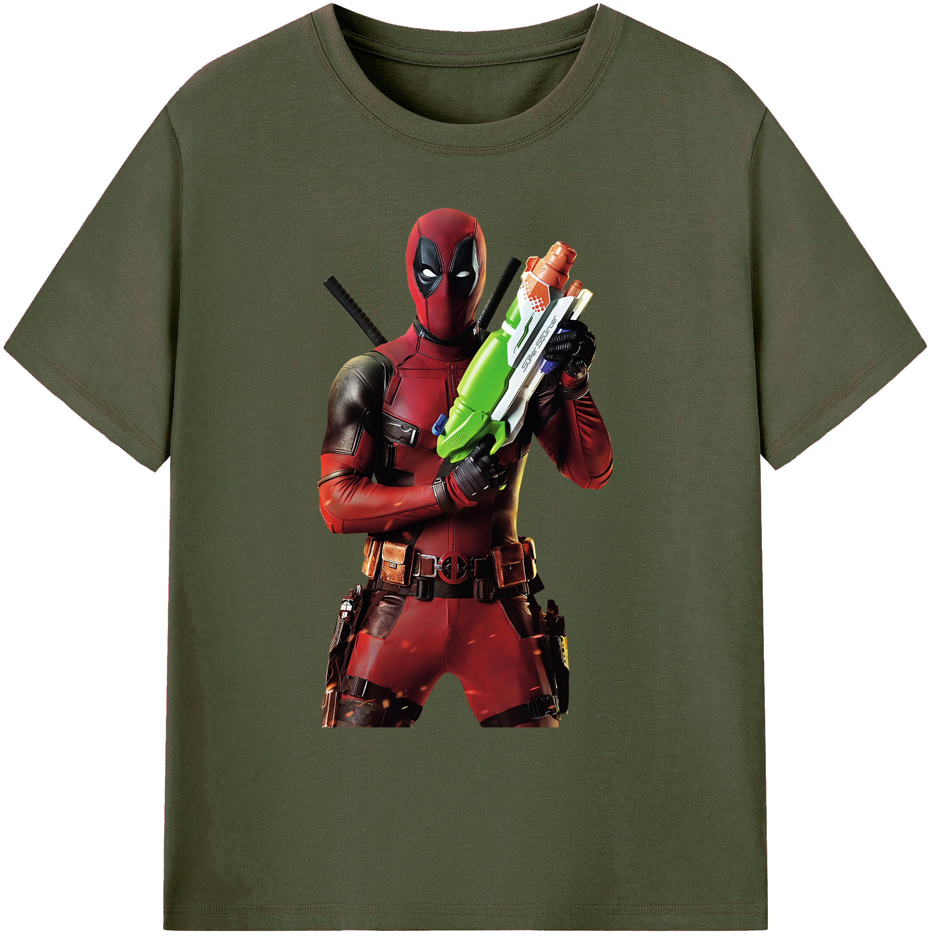 （画像用） Deadpool デッドプール 綿100％ メンズ半袖Tシャツ｜肌触りやわらか＆通気性